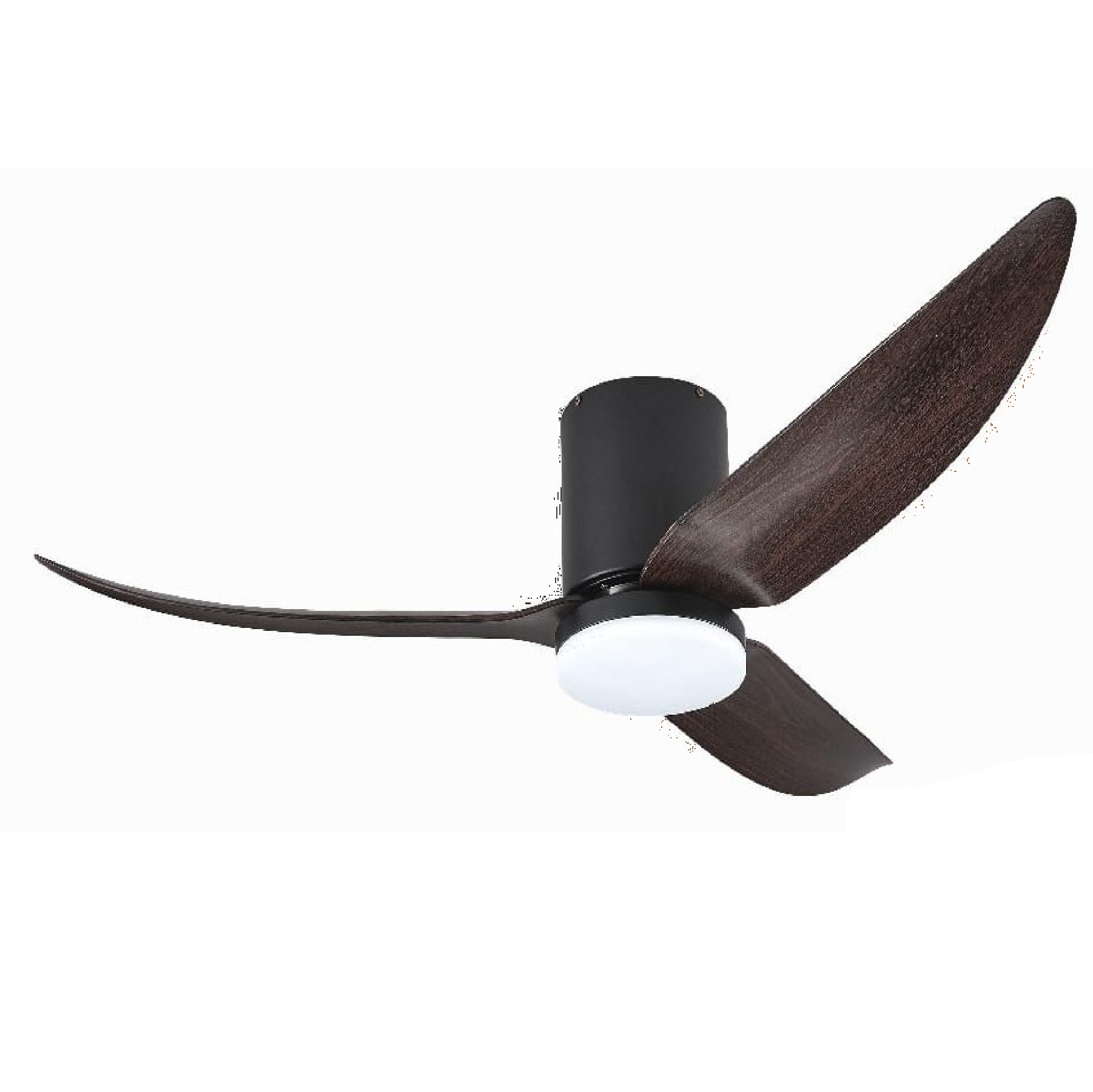 Bestar VITO 3 ESTILO DC Ceiling Fan With LED BLACK & DARK WOOD